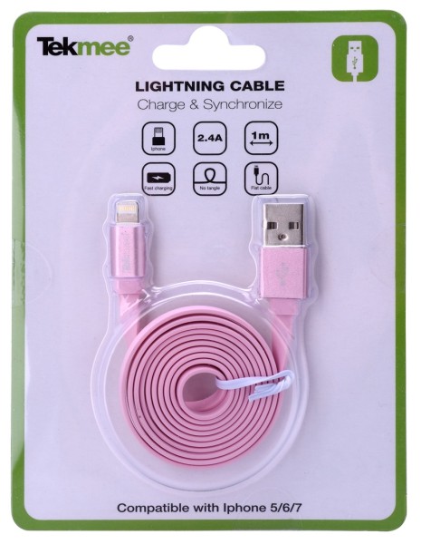 TEKMEE USB Kabel rosa
