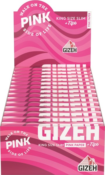 GIZEH PINK KING SIZE + TIPS