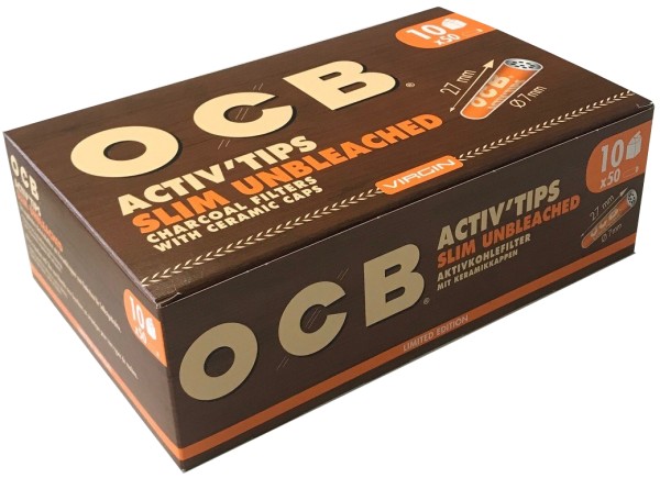 OCB ACTIV TIPS SLIM UNBL-7mm