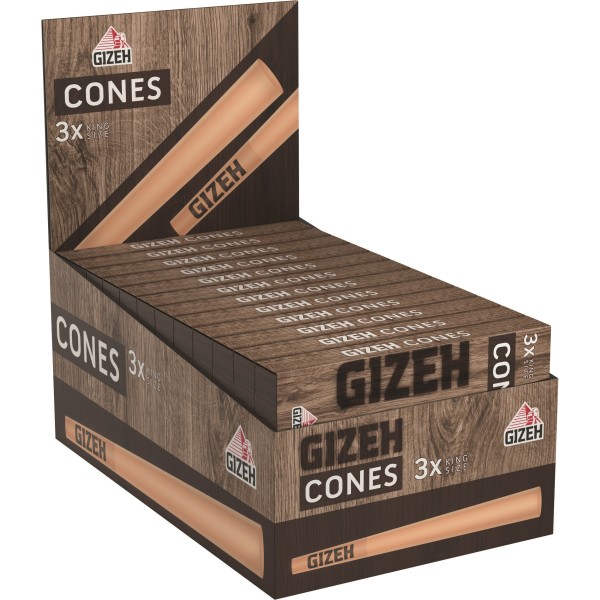 GIZEH BROWN CONES + TIP